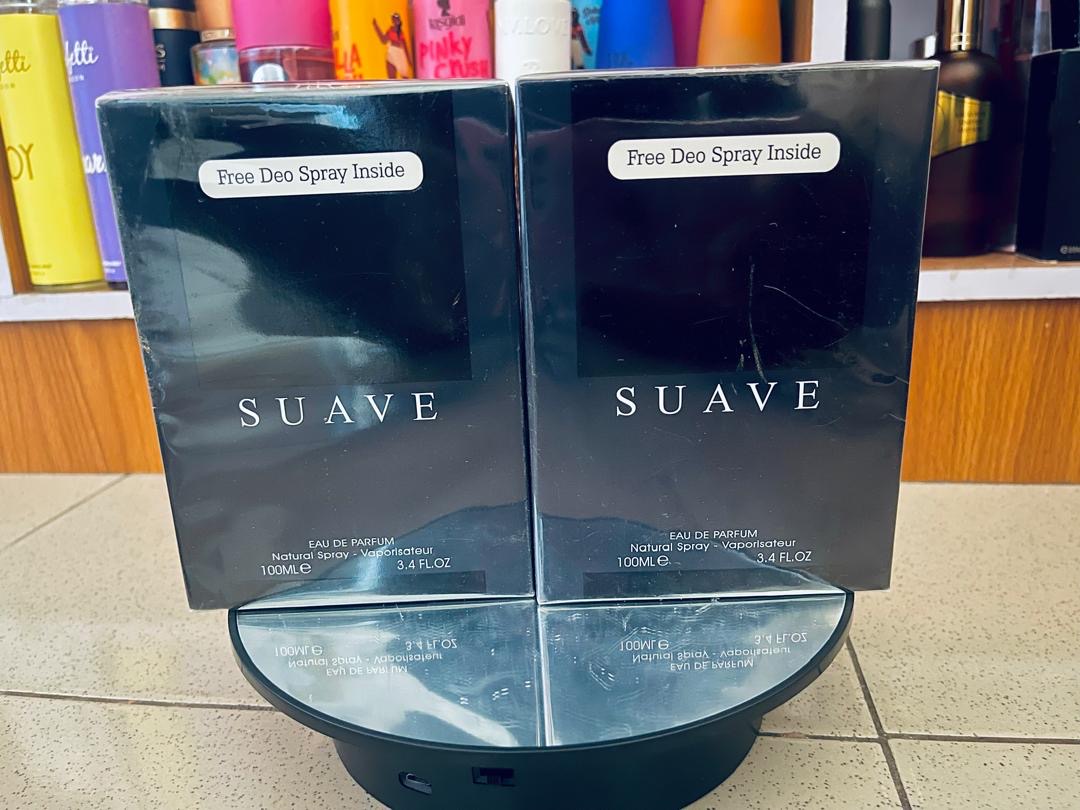 Suave Eau de Parfum · Free Deo Spray Inside
